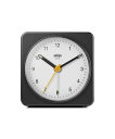 【日本正規代理店品】　BRAUNアラームクロック　　BRAUN Analog Alarm Clock BC03BW BRAUN目覚まし時計　ブラウンアラームクロック