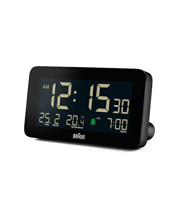 ブラウン BRAUNデジタルアラームクロック Digital Alarm Clock BC10B 目覚まし時計 置き時計