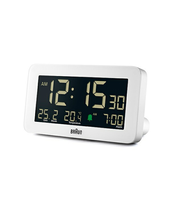 ブラウン BRAUNデジタルアラームクロック Digital Alarm Clock BC10W 目覚まし時計 置き時計