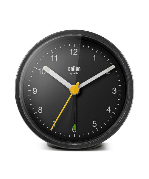 Rakuten - 【日本正規代理店品】　BRAUNアラームクロック　　BRAUN Classic Analog Alarm Clock BC12B 　BRAUN目覚まし時計 ブラウンアラームクロック