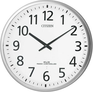 掛け時計 シチズン 大型壁掛け時計 3電波受信 電波掛け時計 オフィス CITIZEN スリーウェイブM821 4MY821-019 グリーン購入法適合 CITIZEN掛け時計 名入れ 文字入れ お洒落