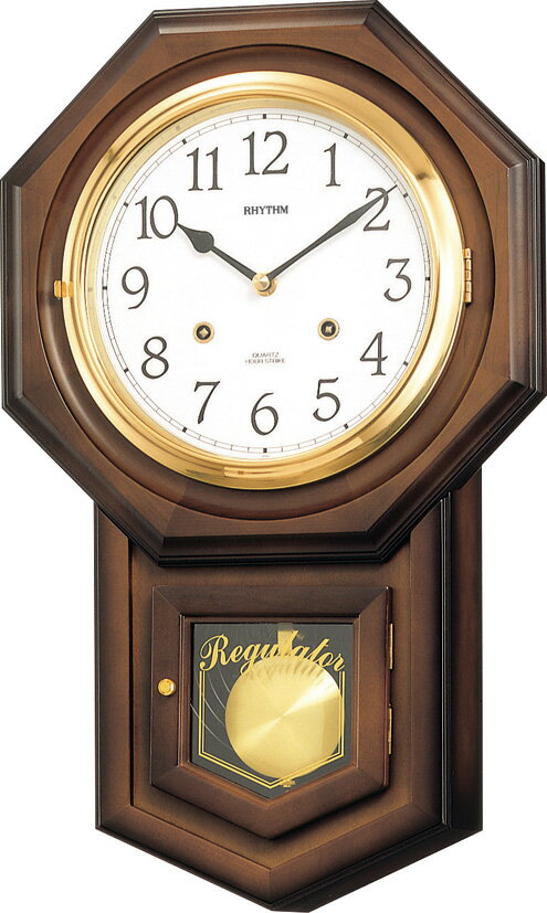 報時付きリズム振り子時計　フィオリータR　4MJ770RH06　（シチズン時計）　(CITIZEN)振り子時計