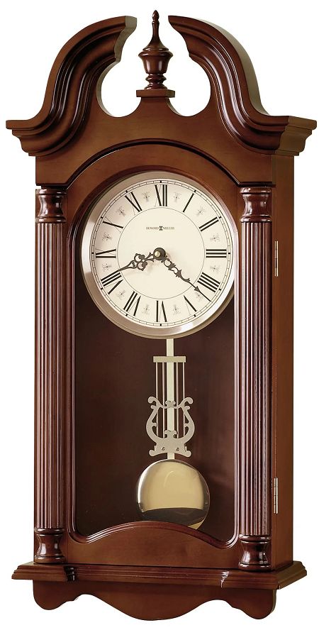 エヴェレットウォールクロック　Howard Miller ハワード・ミラー社製　報時振り子掛け時計　EVERETT WALL CLOCK 625-253