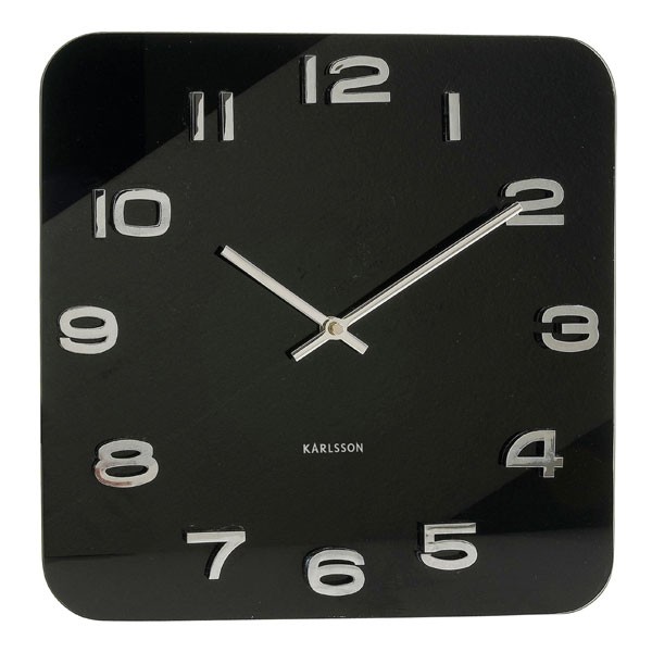 Karlsson륽ݤKarlssonVintageSquareGlassClockɳݤKA4398