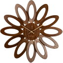 Karlsson カールソン 掛け時計 Karlsson Wood flower Clock 壁掛け時計 KA5891DW 40cm wood ギフト 贈り物 ...