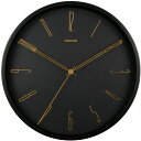 Karlsson@J[\@|v@Karlsson Wall Clock - BLACK@ubN@Ǌ|v@KA5898BK@Mtg@蕨@