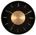 Karlsson@J[\@|v@35cm@WallClock@@Ǌ|v@KA5918BK@Mtg@蕨@@_@X^CbV