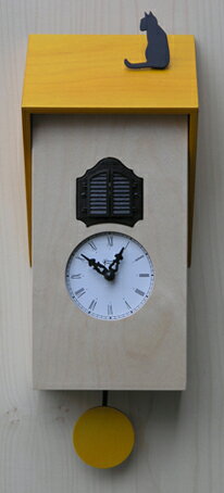 鳩時計 カッコー掛け時計　イタリア・【ピロンディーニ】Vicenza106giallo　はと時計　ハト時計　カッコーロック