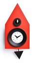 【ピロンディーニ】鳩時計 カッコー掛け時計　イタリア・ピロンディーニDark114 Redはと時計
