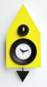【ピロンディーニ】鳩時計 カッコー掛け時計　イタリア・ピロンディーニDark114 Sulphur Yellowはと時計