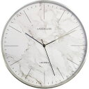 ロジャーラッセル 掛け時計 Roger Lascelles社製 BRUSHED CHROME METAL CASED WALL CLOCK WITH MARBL...