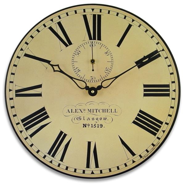 ƥĴǤޯ㡼åRogerLascellesݤStationWallClockwithSecondsHandPUB-GLAS