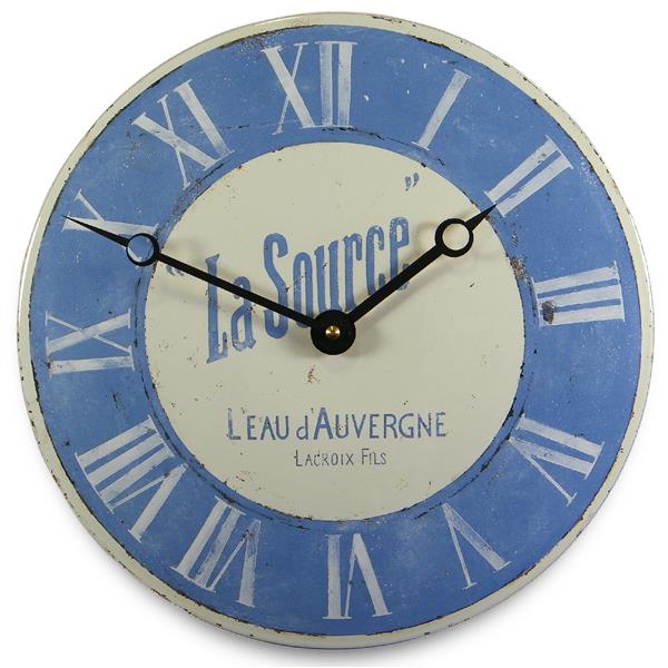 アンティーク調でお洒落！ロジャーラッセル掛け時計　Roger Lascelles掛け時計'LA SOURCE' FRENCH WALL CLOCK 壁掛け時計　ロジャーラッセル時計　PUB-SOURCE