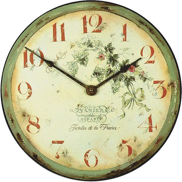 アンティーク調でお洒落 ロジャーラッセル掛け時計RogerLascelles掛け時計 FRENCH VINEYARD WALL CLOCK 壁掛け時計 PUB-WINE