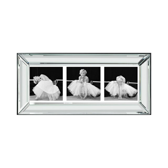 乐天商城 - ピクチャーアート　マンハッタンフレーム　Marilyn　マリリン・モンロー　「バレリーナ姿のマリリン・モンロー」105cm×42cm　BVL109