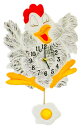 Terrastudio セラミック振り子時計 テラスタジオ 陶器 振り子時計 掛け時計 ドイツ製 Wall Clock 00-2203 鶏 壁掛け時計 手造り...