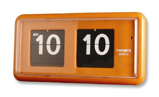 【TWEMCO】 トゥエンコ 置き掛け兼用時計 QT-30オレンジ 【TWEMCO】 トゥエンコ 置き掛け兼用時計 QT-30オレンジ