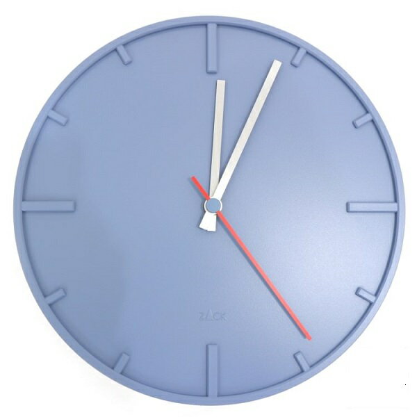Rakuten - ドイツ ZACK ステンレス 掛け時計 27cm Wall Clock WANU 60018 ブルー