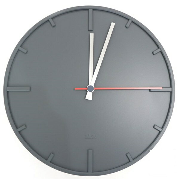 Rakuten - ドイツ ZACK ステンレス 掛け時計 27cm Wall Clock WANU 60018 グレー