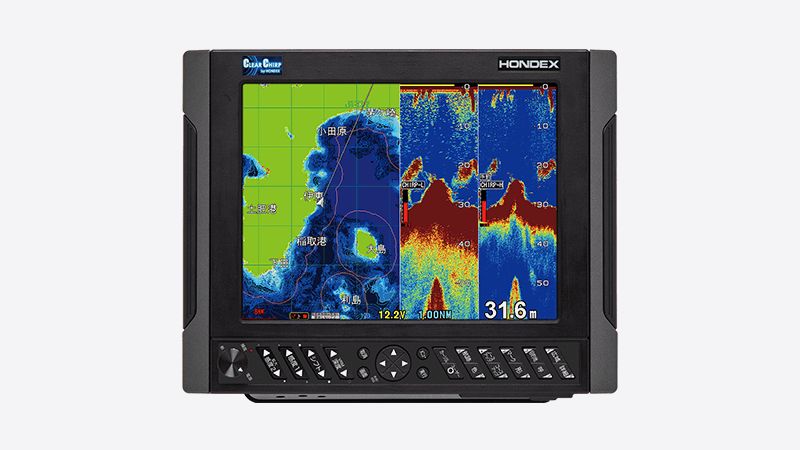 HDX-10C TD380 GPS外付仕様 クリアチャープ魚探 HONDEX ( ホンデックス ) 10.4型カラー液晶 GPS プロッ..