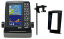 PS-611CNIIと 万能パイプ BP05、遮光フード SF10 セット HONDEX ホンデックス PS-611CN2 5型ワイド液晶 ポータブル GPS内蔵 プロッター 魚探