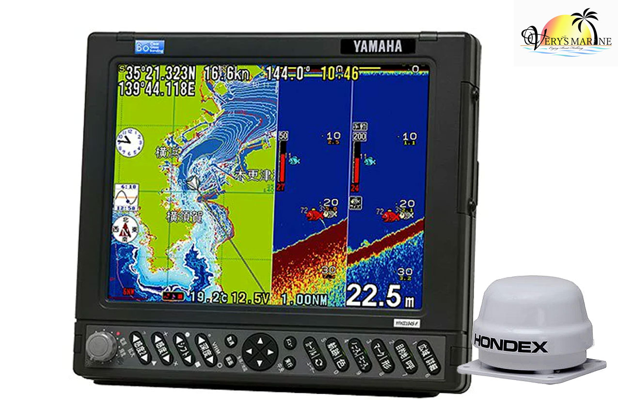 YFHII-104S-FADi 2kW HD03 ヘディングセンサー セット TD68 振動子付き YAMAHA ヤマハ デプスマッピング機能搭載 YFH2 104S-FADi 2kW ホンデックス HE-731S 同等品