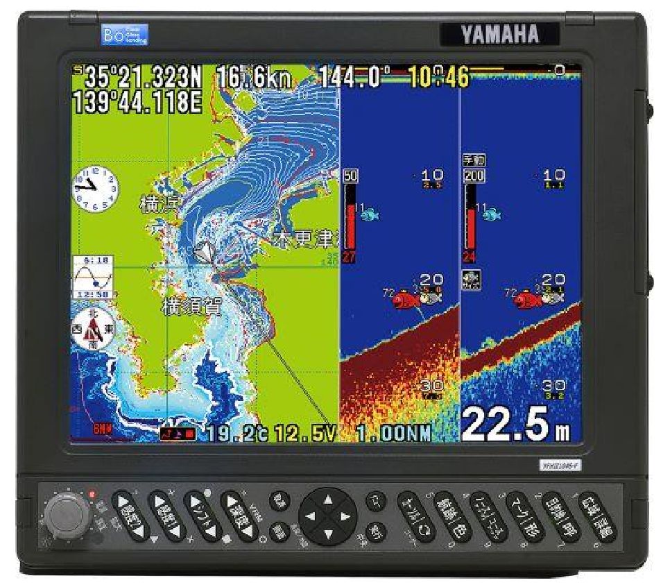 YFHII-104S-FADi 2kw-50kHz/1kw/50kHz TD68 振動子付き YAMAHA ヤマハ GPS 魚探 YFH2 104S-FADi ホンデックス HE-731S 同等品