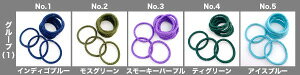 【リュミエラ】ヘアゴム 10本入り～30色からお選び頂けます～太さ約4mm 結び目なし...