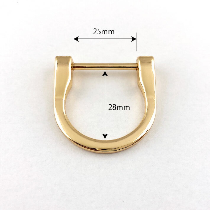 【KAMON】Dカン ネジ式 内径25mm ゴールド シルバー アンティークゴールド ブラックニッケル 2個セット クラフトパーツ 手芸 金具 修理 交換 おうち時間 auc-centrex-10000564 セントクラフト サンプル画像3