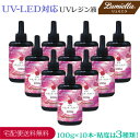 【メール便送料無料】【リュミエラ】UV-LED対応 UVクラフト レジン液 【PREMIUM】粘度は3種類 100g（10本組） ハイブリッド ハードタイプ クリア ハンドメイド アクセサリー 材料 紫外線 硬化 UVレジン液 UVレジン おうち時間