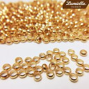 【リュミエラ】 カシメ玉 つぶし玉 【4.0mm】 ゴールド/ロジウム/シルバー 約200個 エンドパーツ ハンドメイド アクセサリパーツ おうち時間