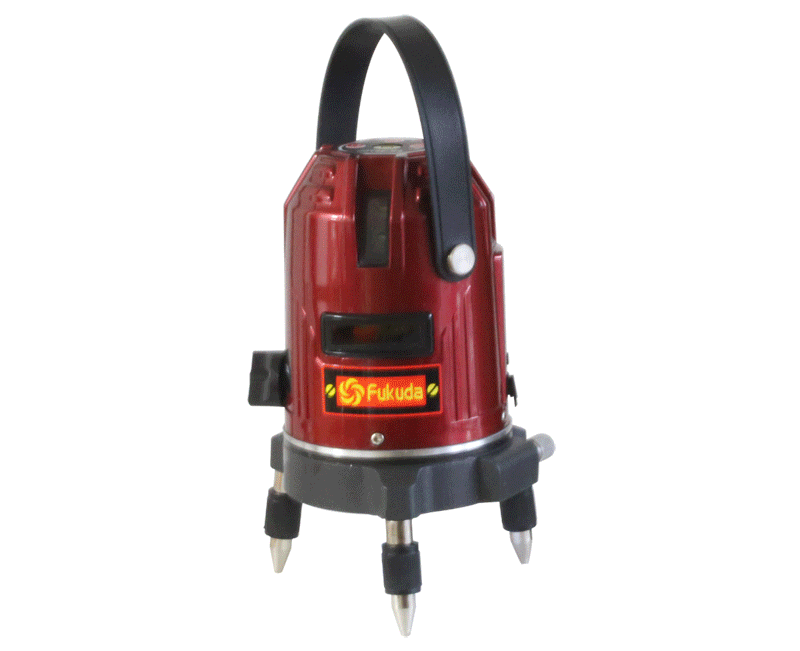 FUKUDA福田フクダ5ラインEK-453DPレーザー墨出し器/レーザー墨出器/レーザーレベル/レーザー水平器/レーザー測定器/墨出し/墨出し器/レーザー墨/墨だし器/クロスラインレーザー墨出し器+受光器セット+エレベーター三脚セット★日本語説明書★即日発送可【送料無料】