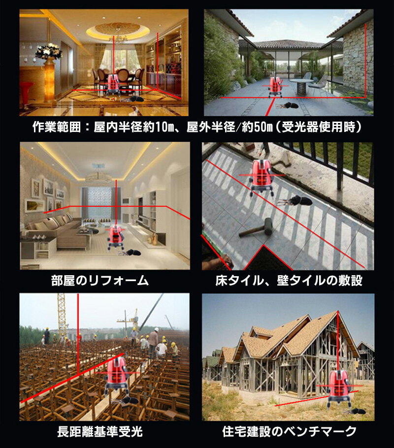 FUKUDA福田フクダ5ラインEK-453DPレーザー墨出し器/レーザー墨出器/レーザーレベル/レーザー水平器/レーザー測定器/墨出し/墨出し器/レーザー墨/墨だし器/クロスラインレーザー墨出し器+受光器セット+エレベーター三脚セット★日本語説明書★即日発送可【送料無料】