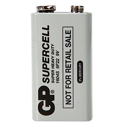 6F22電池 FUKUDA 福田 フクダ レーザー受光器専用 バッテリー アルカリ電池 GP SuperCell 9V Battery White 1604S/6F22 高容量コードレス 測量用品/建築用品【定形外郵便送料無料】