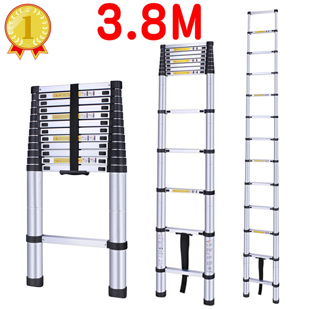 Sはしご 3.8m 3.80m 380cm 3.8はしご 伸縮 