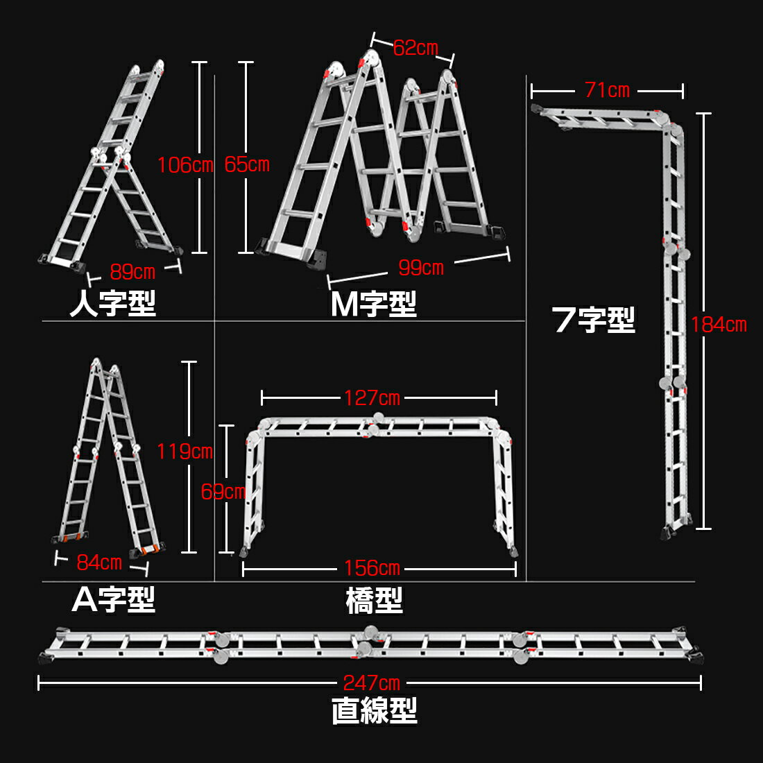 fl 250cm 2.50m 2.5m 折畳は...の紹介画像2