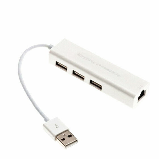 3ポートUSB2.0+LAN HUB★ ハブ ULTRA SLIM 軽量 高速ハブ USB2.0 変換アダプター（to USB2.0+有線LAN） ハイスピード Gigabit マルチファンクション 10/100/1000BASE-T ギガビット イーサネット RJ45 LAN アダプタ USB-A パソコン 省エネ 増設 電源 バスパワー【送料無料】