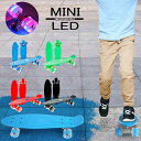 スケートボード キッズ スケボー LED 光る ミニクルーザー ミニクルージングボード プラスティック/トレ/SKATEBOARD/子供/初心者/小学生/男の子...