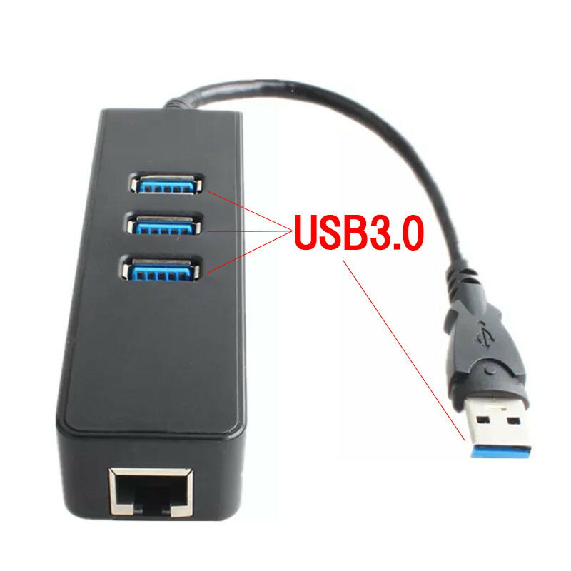 3ポートUSB3.0+LAN HUB★ ハブ ULTRA SLIM 