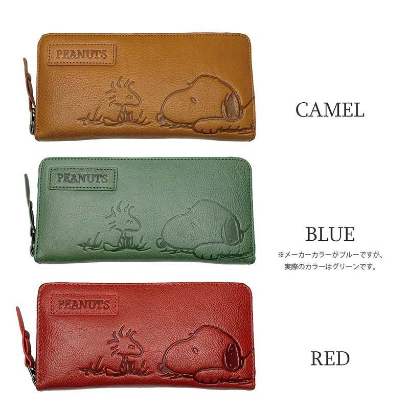 母の日ギフト 財布 PEANUTS SNOOPY スヌーピー ラウンドファスナーロングウォレッ...
