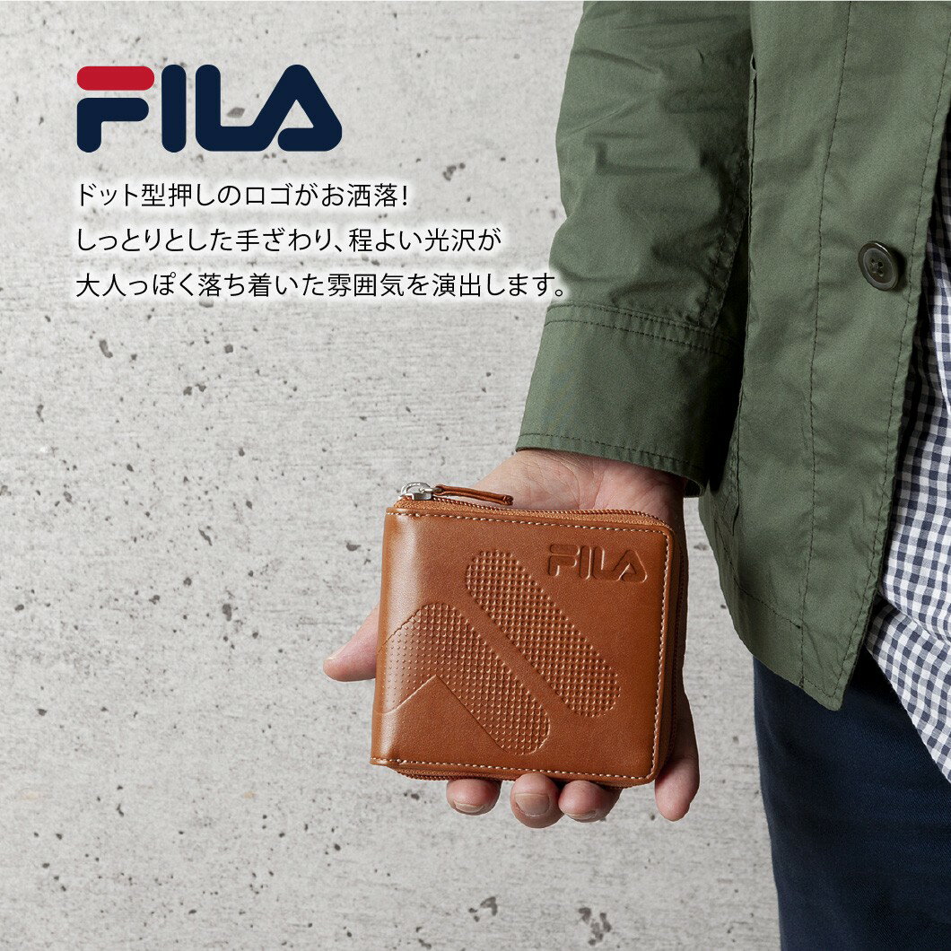 財布 FILA フィラ ドットロゴ型押し 二つ...の紹介画像3
