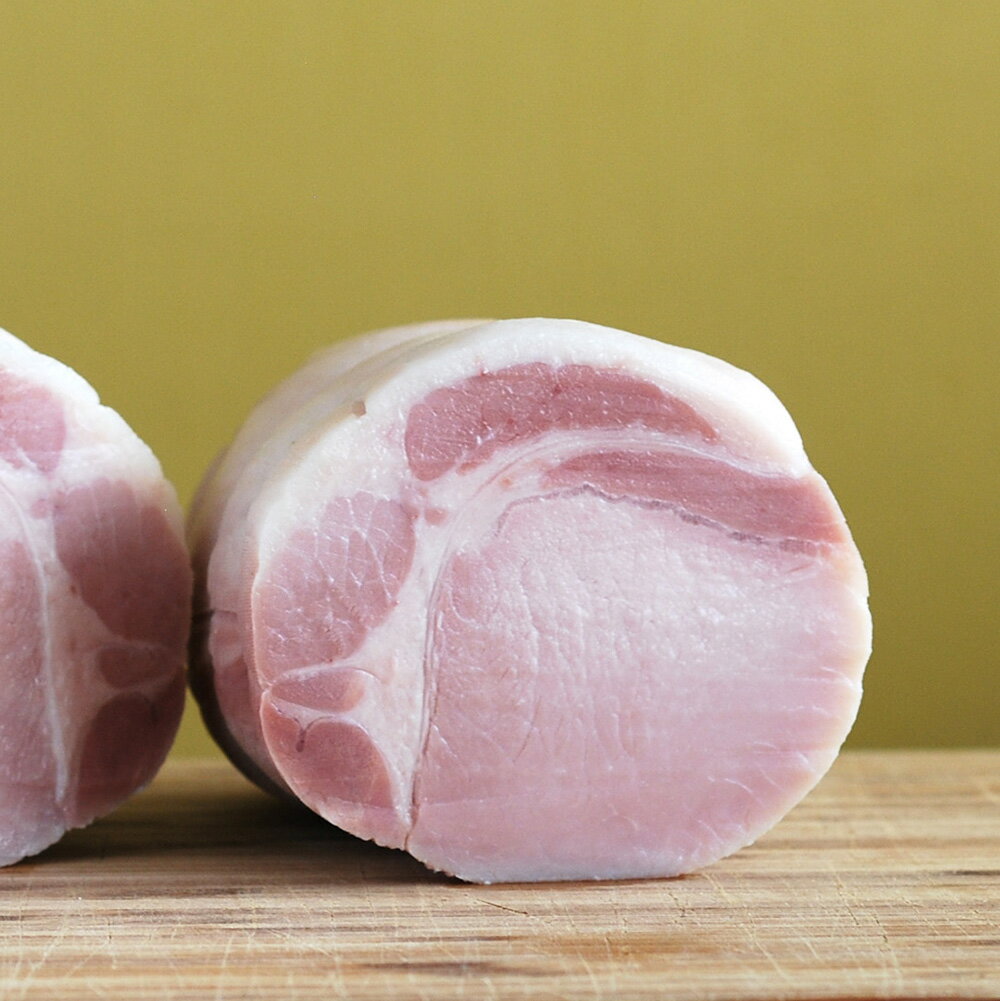 長期熟成布巻きロースハムブロック（カナダ、アメリカ産素材使用）約800g　冷蔵　送料別のサムネイル