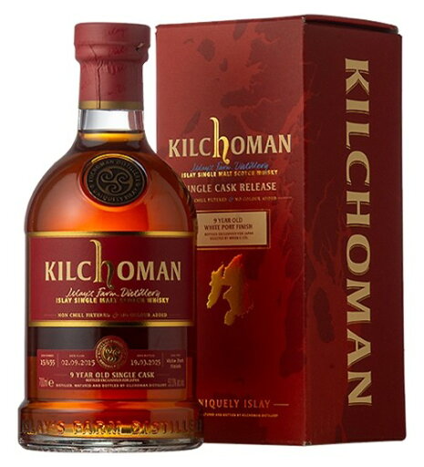 キルホーマン 2015 9年 ホワイトポートフィニッシュ 53.3% 700ml【日本向けシングルカスク】 キルホーマン 2015 9年 ホワイトポートフィニッシュ 53.3% 700ml【日本向けシングルカスク】