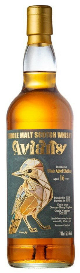 ブレア アソール 【12月13日頃入荷】ブレアアソール 2008 16年 オロロソシェリーホグスヘッド エイヴィアンズ 52.6% 700ml【ウィスク・イー