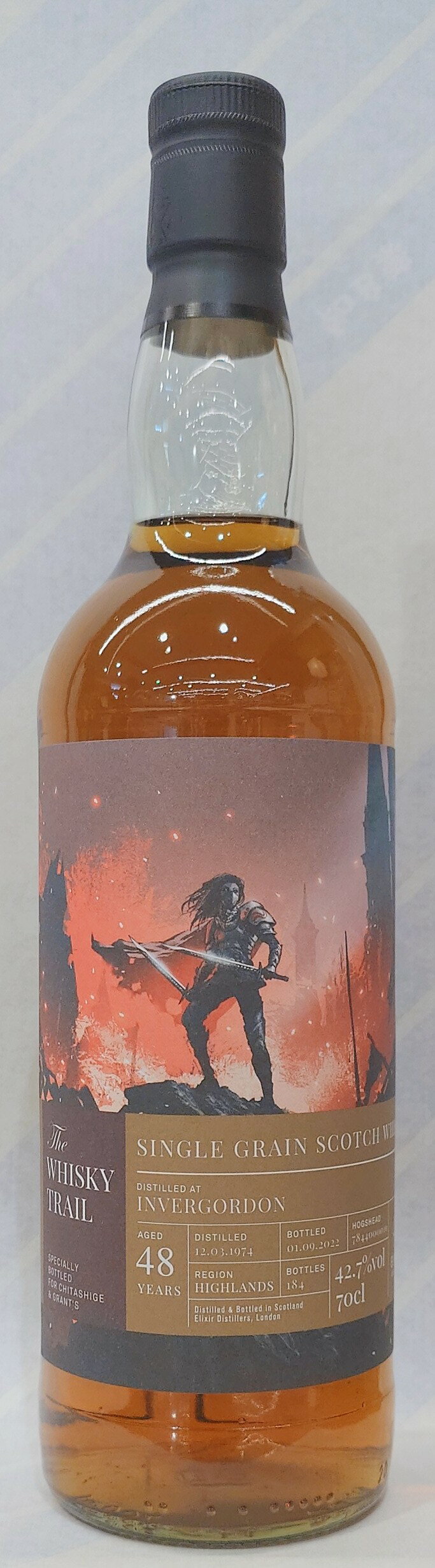 インヴァーゴードン 1974 48年 ホグスヘッド ウイスキートレイル 42.7% 700ml【知多繁＆グランツ】