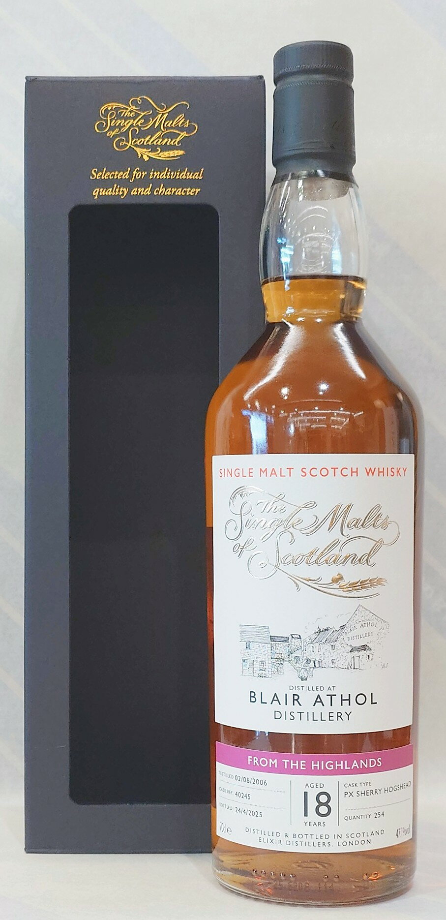 ブレア アソール&nbsp;ブレアアソール 2006 18年 PXシェリーホグスヘッド ザ シングルモルツ オブ スコットランド 47.1% 700ml【エリクサー・デ