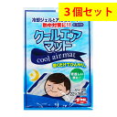 【送料無料・3個セット】クールエアマット 肩・背中用 300g【日本製】クール ひんやり 夏 熱中症 熱中症対策 背中冷やし 冷却マット クールマット
