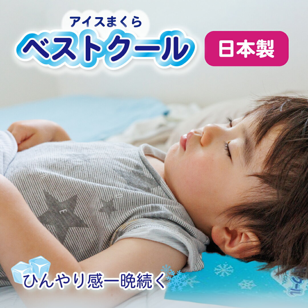 【日本製】アイスまくら ベストクール 17×26cm 繰り返し使える【送料無料】650g クール ひんやり 夏 熱中症 熱中症対策 アイス枕 アイスまくら まくら 氷枕 こおり枕 冷却枕 発熱 熱 風邪 熱冷まし 寝苦しい夜 冷感 ひんやり感 子供 子ども 長時間 まとめ買いのサムネイル