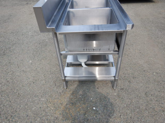 業務用 ステンレス 2槽 ソイルド シンク W100 2 5 D70 H85 15 Cm 食器洗浄機 用 食洗機 槽内寸w400d457深275ｍm Jwe 580uaで使用 良品厨房 シティオ豊橋