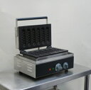 【中古】2016年製 業務用 電気 ソーセージ ドッグ グリラー 単相200V 1550W 6本仕様 W38D27(+11)H24cmm ギョーザドッグ ワッフ...